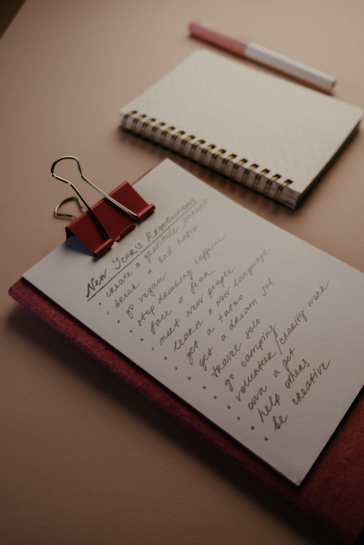 Person using AI chatbot for weekly planning with calendar and notebook visible on desk