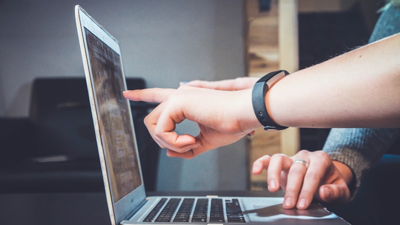 ChatGPT conversation workflow on laptop screen